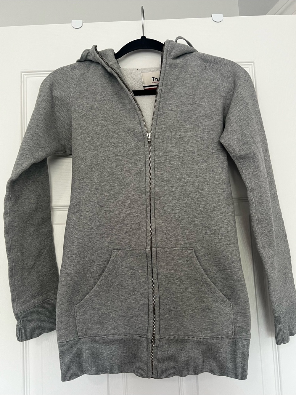TNA Aritzia Gray Full-Zip Hoodie Jacket XS